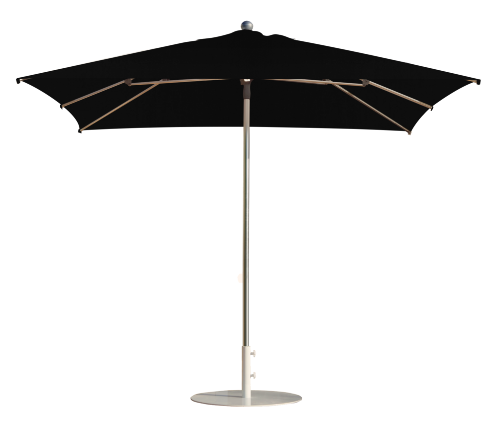 Parasol carré 300x300 black Prosun Acrylique sunbrella premium résistant au vent | La Maison du Para