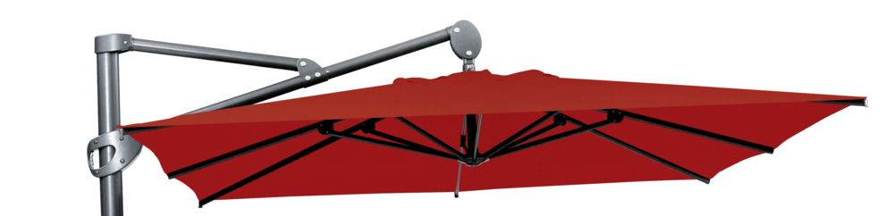 Toile Helios Déporté Hélios Carré 300x300 Acrylique sunbrella premium logo red