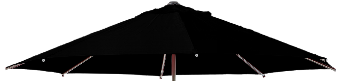 TOILE SUNPOP Rond Acrylique sunbrella premium Ø 200 black