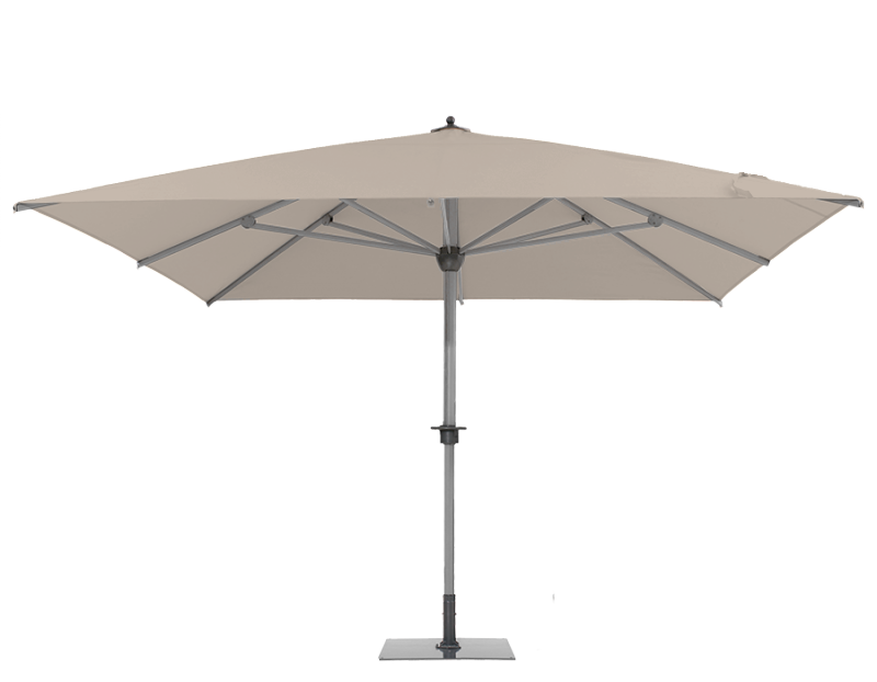 Parasol géant Sunwheel Carré 350x350 Acrylique relax Sand | La Maison du Parasol