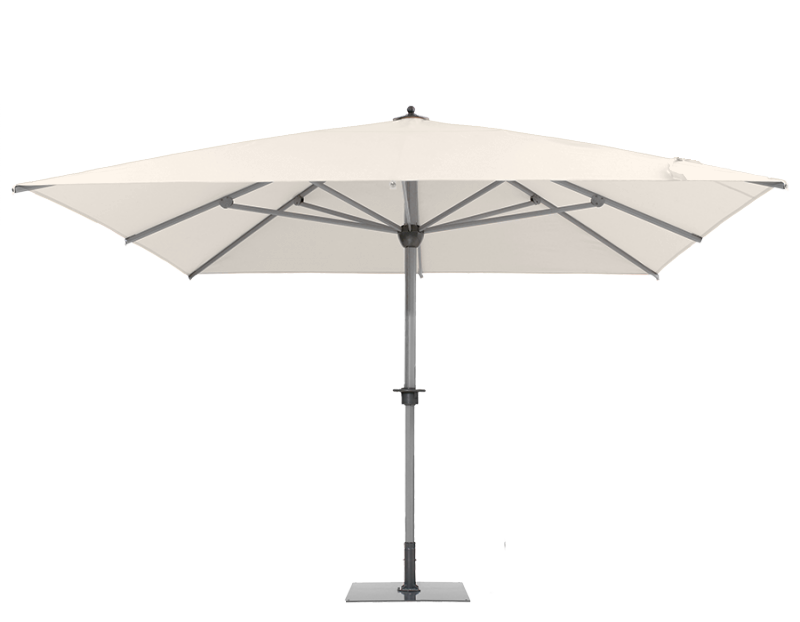 Parasol géant Sunwheel Carré 350x350 Acrylique sunbrella premium Natural | La Maison du Parasol