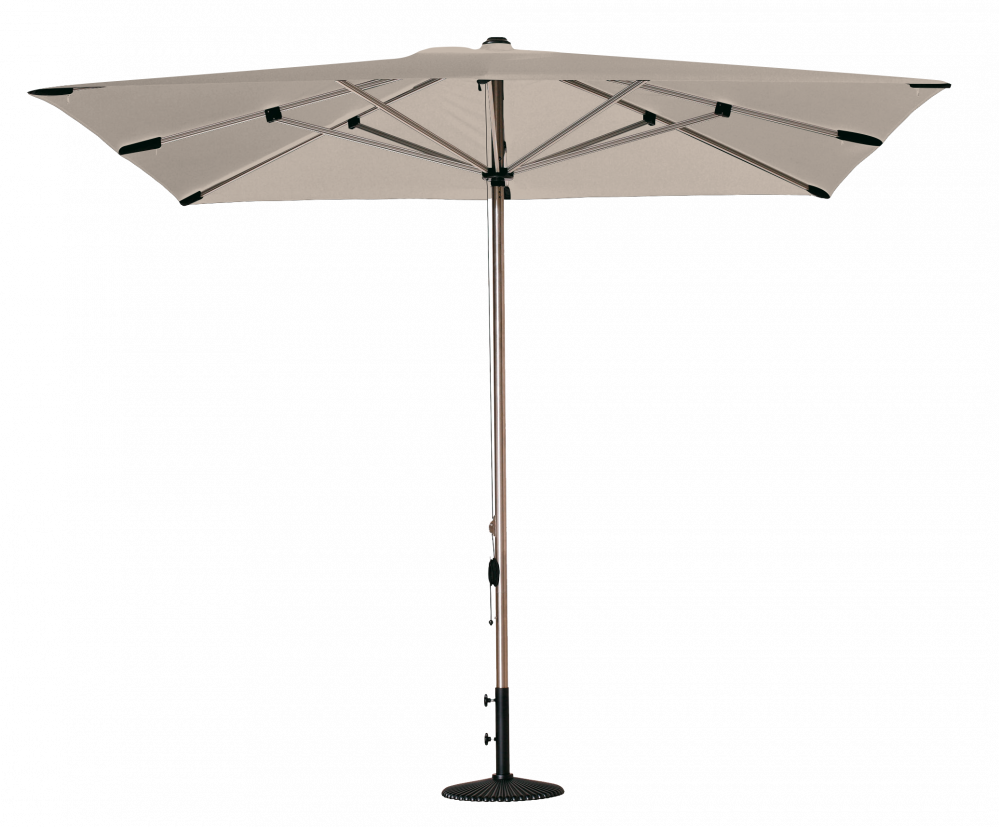 Parasol rectangulaire Selene Sand 300x200 Acrylique relax | La Maison du Parasol