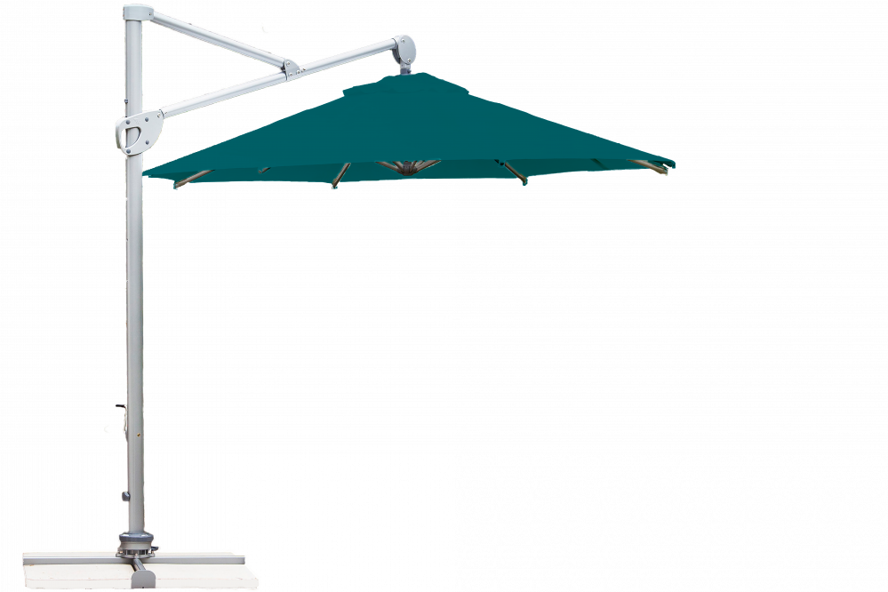 Parasol déporté Helios résistant au vent Rond Ø 300 Acrylique sunbrella premium Charron | La Maison du Parasol