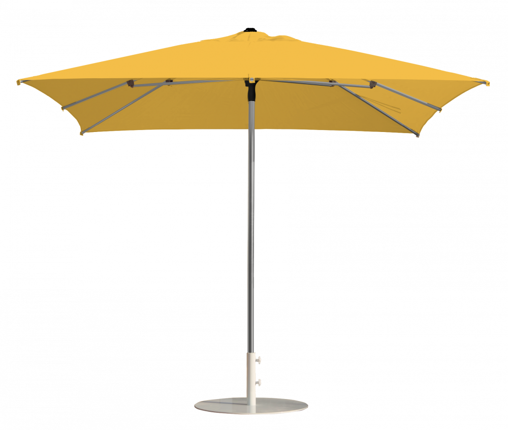 Parasol carré 300x300 Jaune Prosun Acrylique latimacryl résistant au vent | La Maison du Parasol