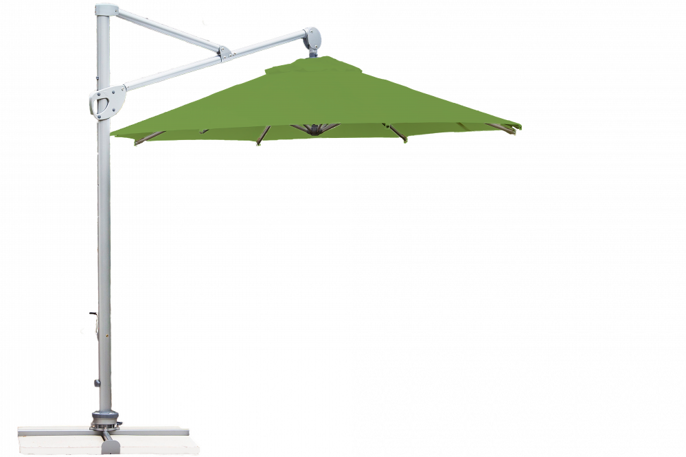 Parasol déporté Helios résistant au vent Rond Ø 300 Acrylique sunbrella premium Macao | La Maison du Parasol