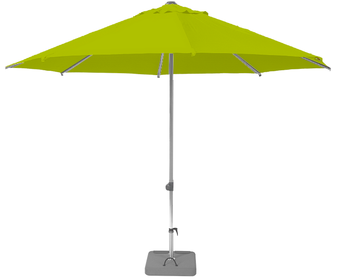 Parasol droit et inclinable Sunpop Rond Ø 270 Polyester Tilleul | La Maison du Parasol