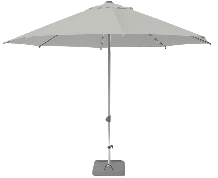 Parasol droit et inclinable Sunpop Rond Ø 270 Acrylique sunbrella premium Marble | La Maison du Parasol