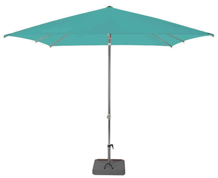 Parasol droit et inclinable Sunpop Carré 200x200 Acrylique sunbrella premium Aruba | La Maison du Parasol