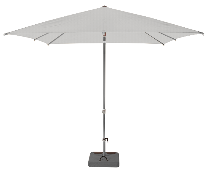 Parasol droit et inclinable Sunpop Carré 250x250 Acrylique sunbrella premium Marble | La Maison du Parasol