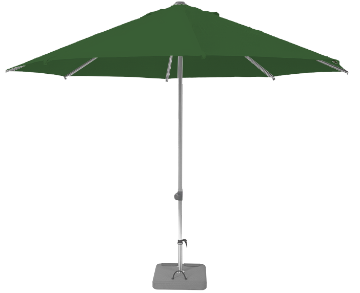 Parasol droit et inclinable Sunpop Rond Ø 270 Acrylique sunbrella premium Calathea | La Maison du Parasol