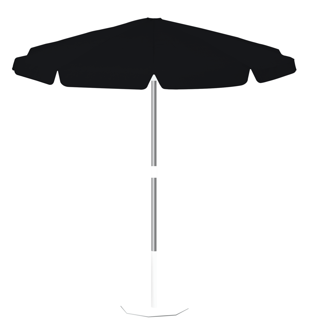 Parasol Rond carbon Miami Inclinable Ø 200 Acrylique sunbrella premium | La Maison du Parasol