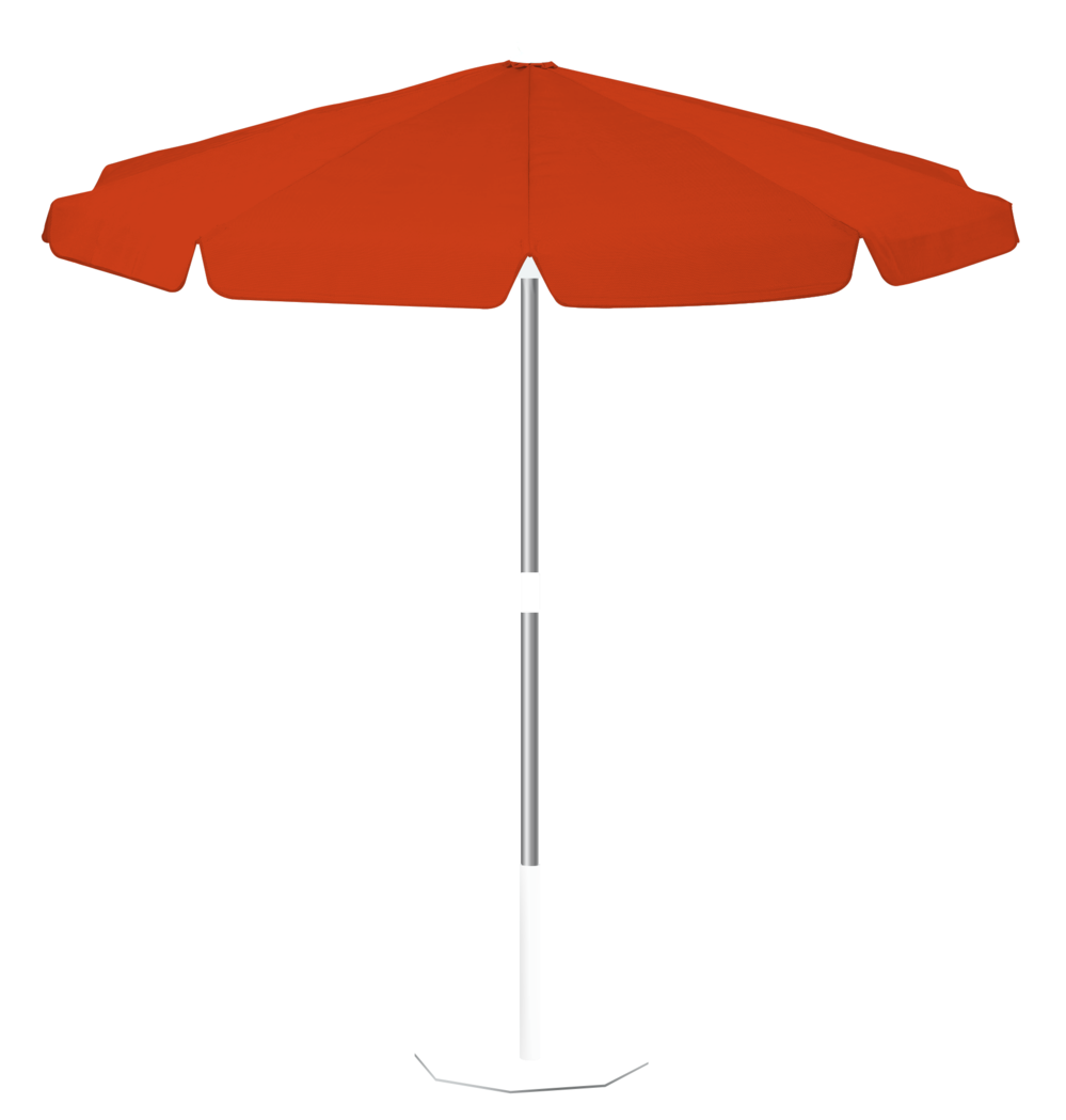 Parasol Rond paprika Miami Inclinable Ø 200 Acrylique sunbrella premium | La Maison du Parasol