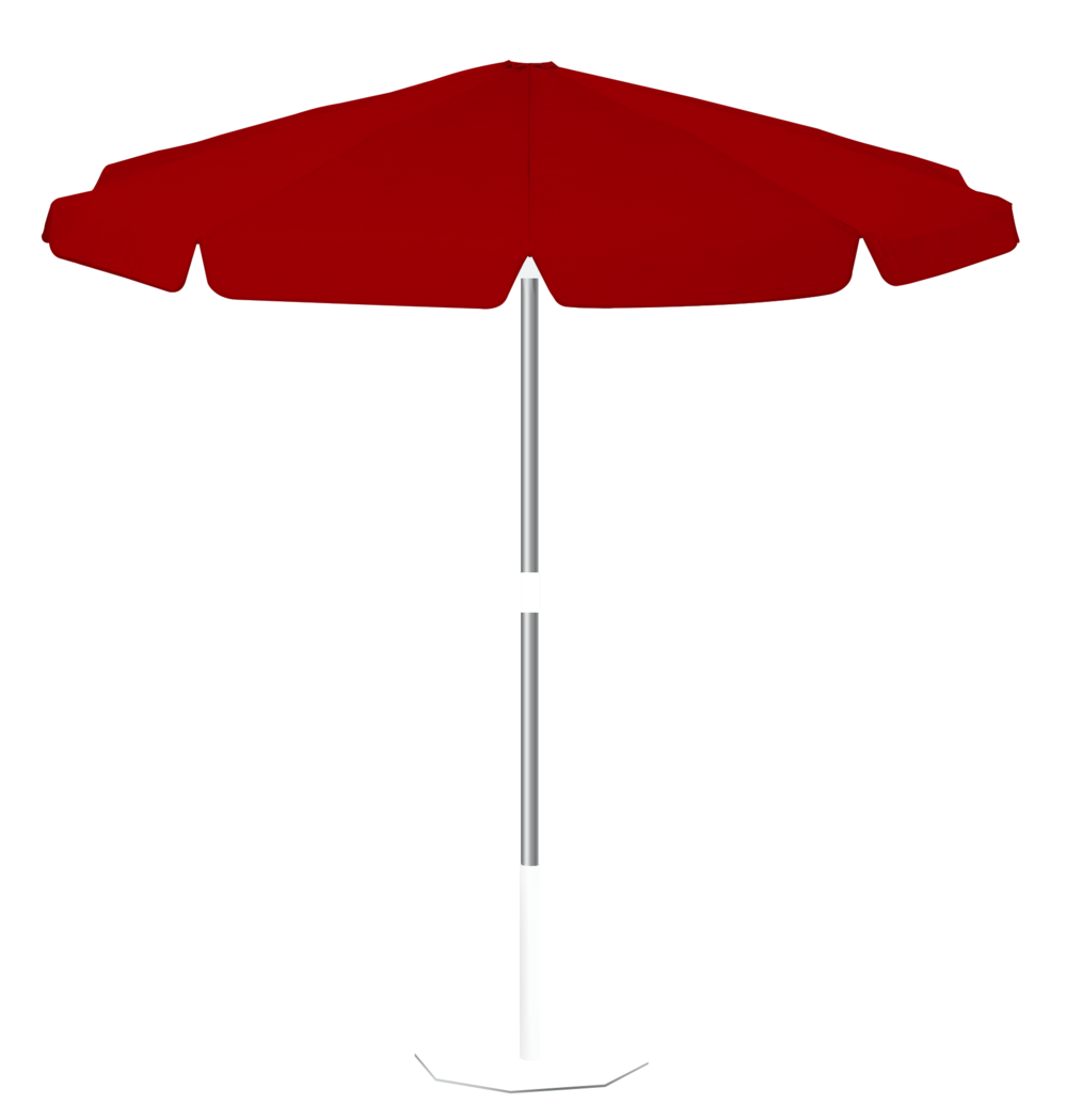 Parasol Rond paris red Miami Inclinable Ø 200 Acrylique sunbrella premium | La Maison du Parasol