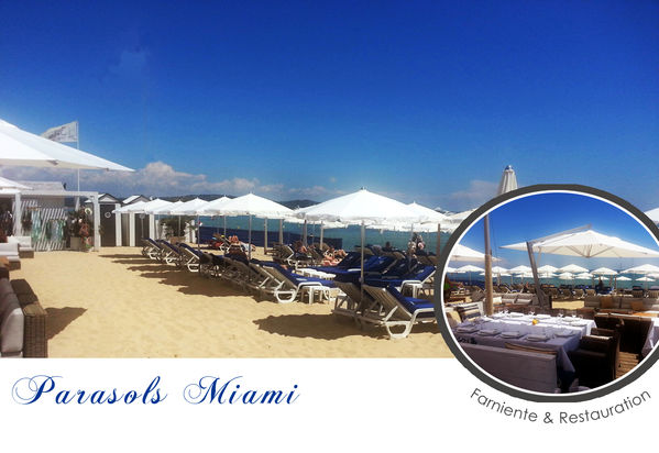 Parasol Miami Le parasol rond idéal pour les petits espaces